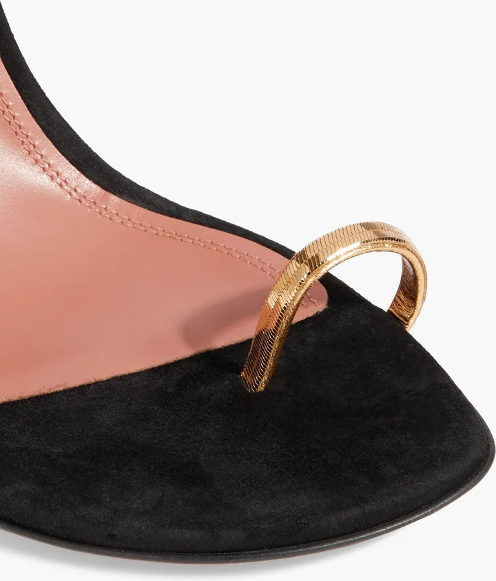 Henson chain-embellished suede sandals - Image 4