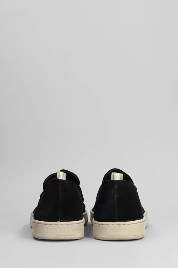 Herbie 001 Loafers In Black Suede - Image 4
