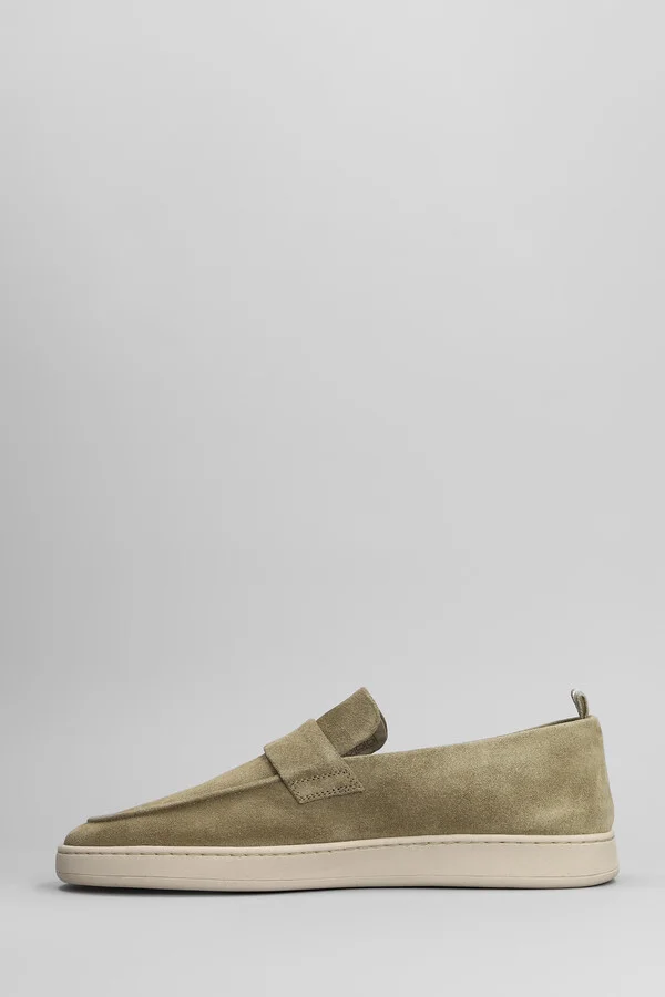 Herbie 001 Loafers In Green Suede - Image 3
