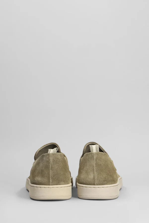 Herbie 001 Loafers In Green Suede - Image 4