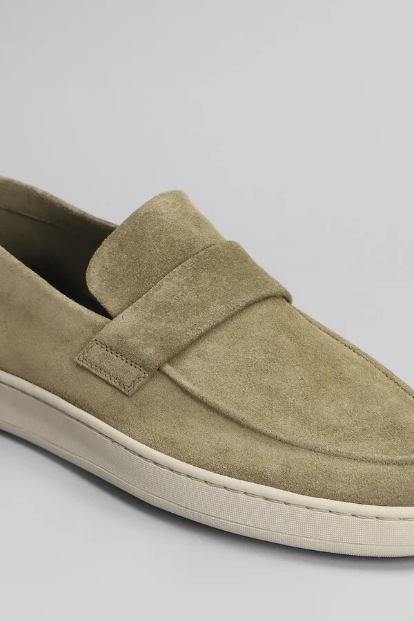 Herbie 001 Loafers In Green Suede - Image 5