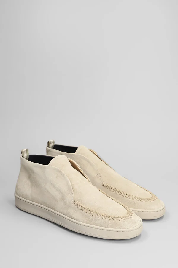 Herbie 013 Loafers In Beige Suede - Image 2
