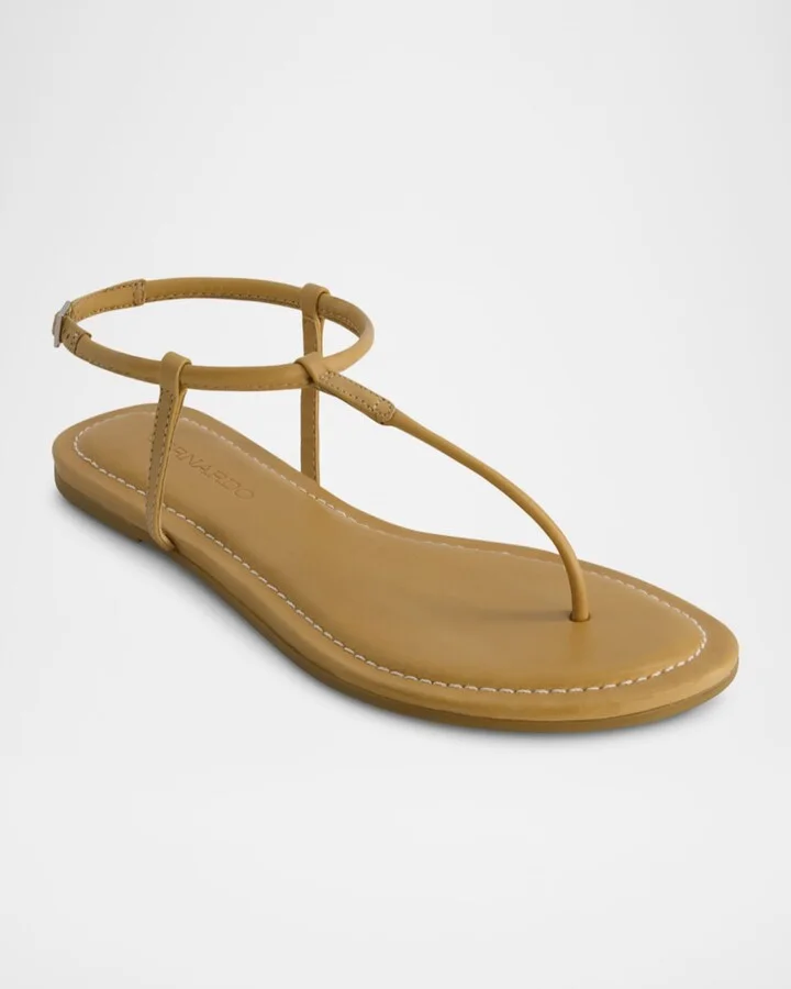 Hercu Leather Ankle-Strap Flat Sandals - Image 2