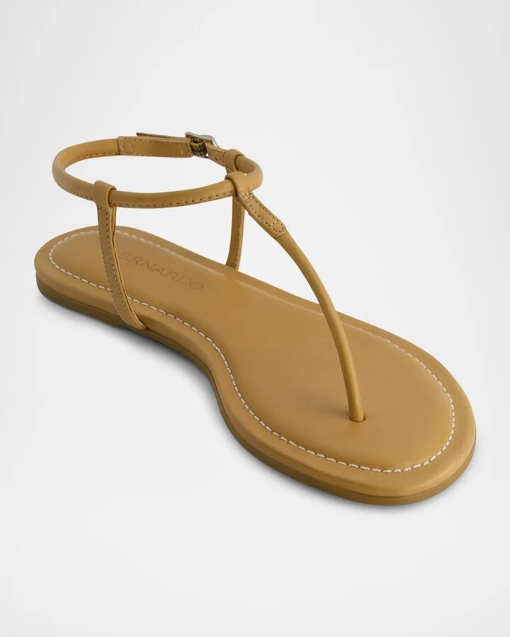 Hercu Leather Ankle-Strap Flat Sandals - Image 3