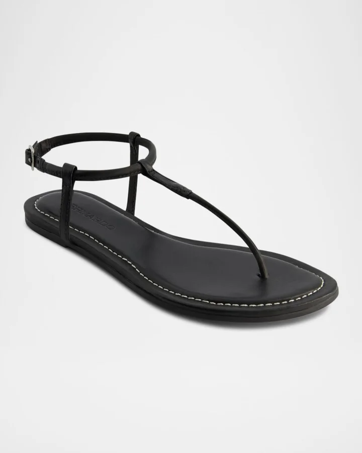 Hercu Leather Ankle-Strap Flat Sandals - Image 5