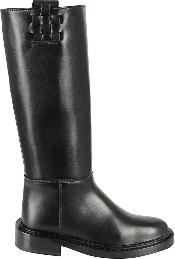 Hereu Anella Interwoven-Detailed Slip-On Boots