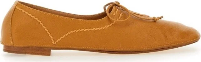 Hereu Artisan Bow Detail Flat Shoes