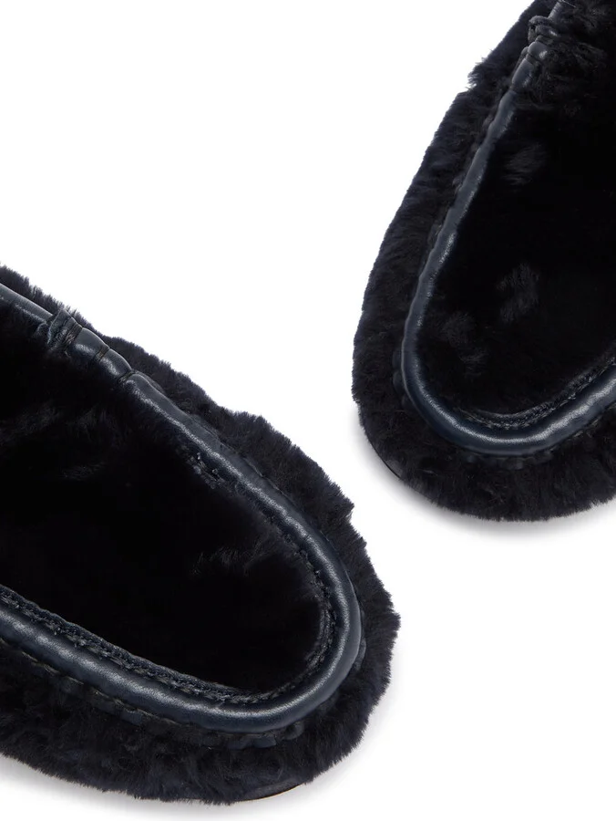 Hereu Barraca Shearling Loafer Sliders - Image 3