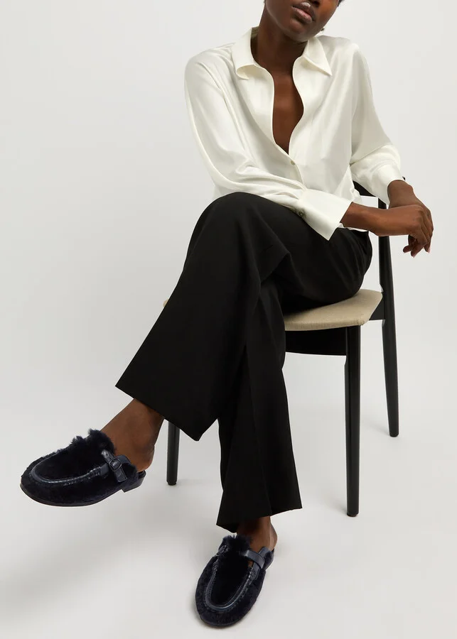 Hereu Barraca Shearling Loafer Sliders - Image 5