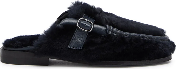 Hereu Barraca Shearling Loafer Sliders