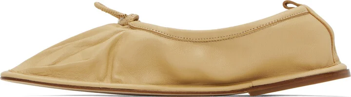 HEREU Beige Puntera Ballerina Flats - Image 3