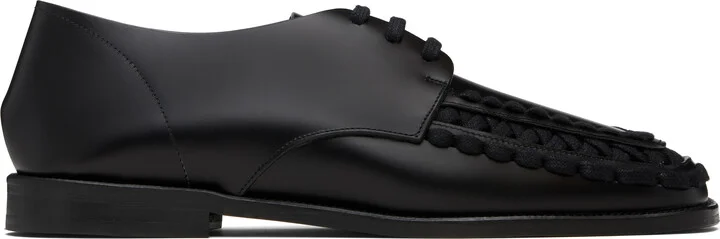 HEREU Black Alaro Lace-Up Derbys
