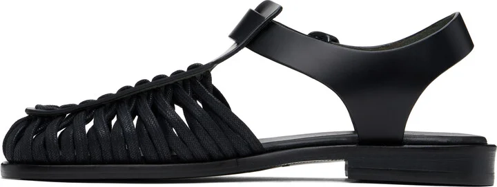HEREU Black Alaro Sandals - Image 3