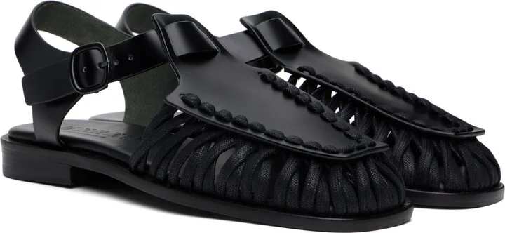 HEREU Black Alaro Sandals - Image 4
