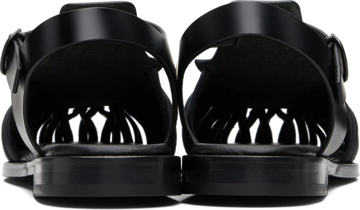 HEREU Black Alaro Sandals - Image 2
