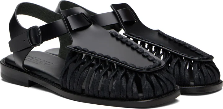 HEREU Black Alaro Sandals - Image 4
