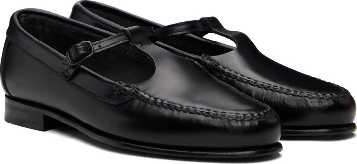 HEREU Black Alcala Loafers - Image 4
