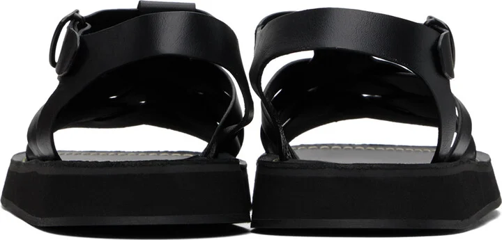 HEREU Black Beltra Sandals - Image 2