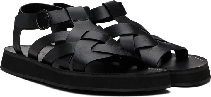 HEREU Black Beltra Sandals - Image 4