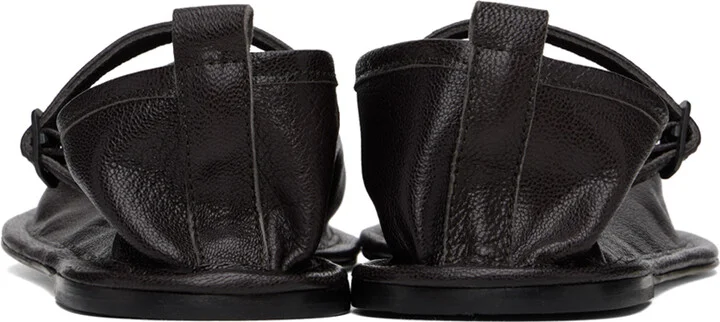 HEREU Black Dansa Supple Shiny Ballerina Flats - Image 2