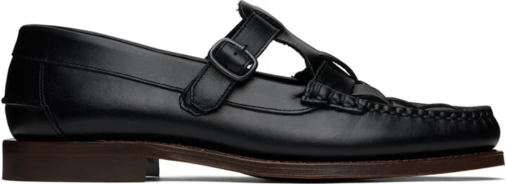 HEREU Black Ferriol Loafers