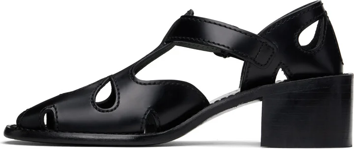 HEREU Black Floretta Heels - Image 3