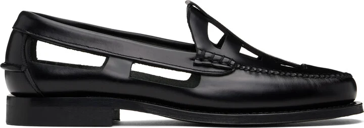 HEREU Black Gallo Loafers