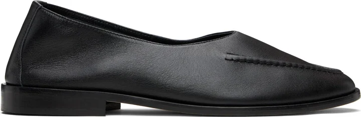 HEREU Black Juliol Slip-on Loafers