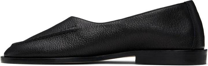 HEREU Black Juliol Winter Supple Shiny Flats - Image 3