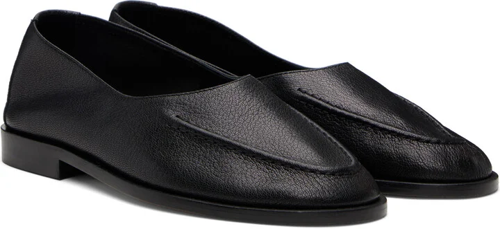 HEREU Black Juliol Winter Supple Shiny Flats - Image 4
