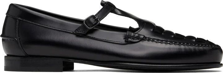 HEREU Black Maqueda Loafers