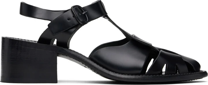 HEREU Black Pesca Heels
