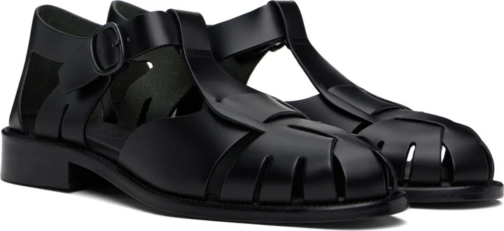 HEREU Black Pesca Sandals - Image 4