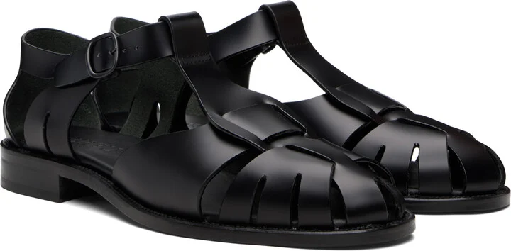 HEREU Black Pesca Sandals - Image 4