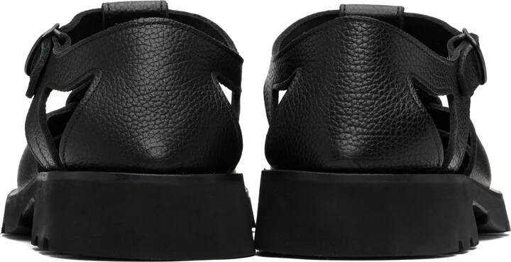 HEREU Black Pesca Sport Grainy Sandals - Image 2