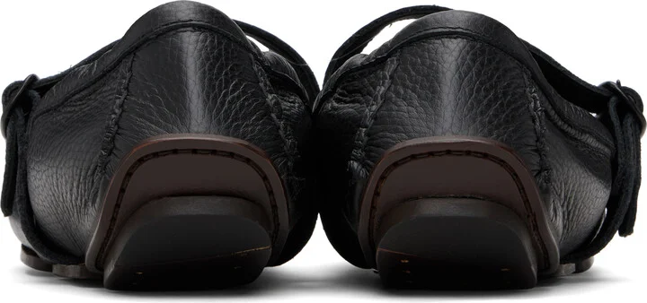 HEREU Black Petro Driver Loafers - Image 2