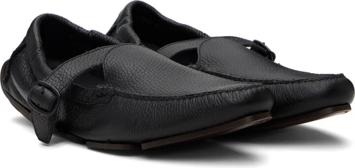 HEREU Black Petro Driver Loafers - Image 4