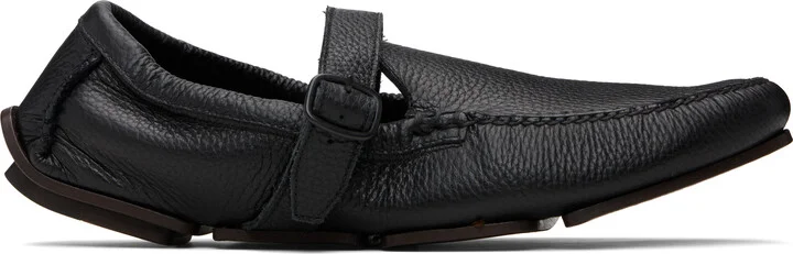 HEREU Black Petro Driver Loafers