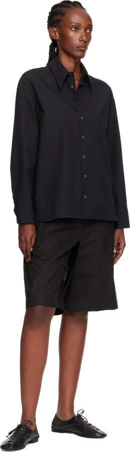 HEREU Black Plegada Supple Shiny Derbys - Image 5