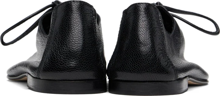 HEREU Black Plegada Supple Shiny Oxfords - Image 2