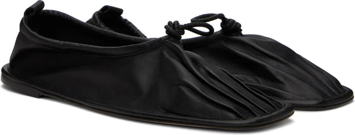 HEREU Black Puntera Ballerina Flats - Image 4