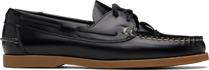 HEREU Black Saler Nautic Loafers