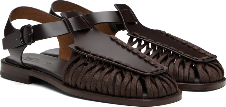 HEREU Brown Alaro Sandals - Image 4