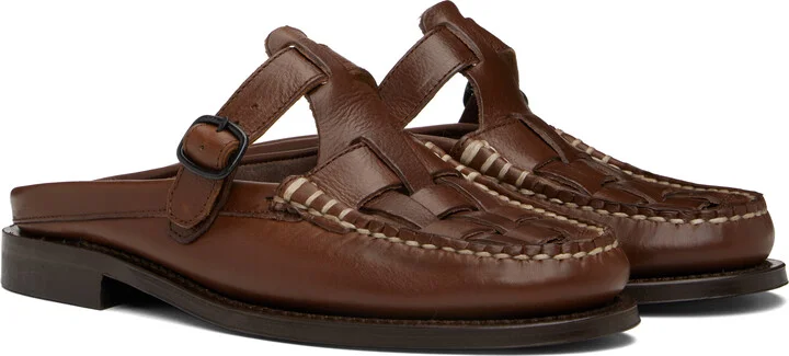 HEREU Brown Ferriol Slip-on Loafers - Image 4