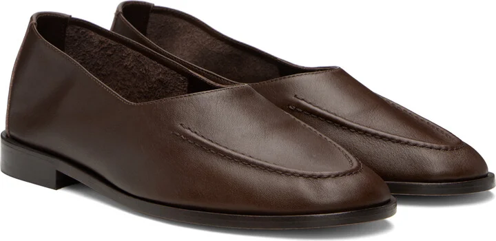 HEREU Brown Juliol Winter Slip-on Loafers - Image 4
