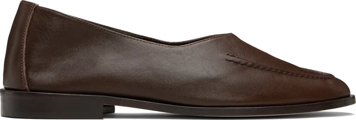 HEREU Brown Juliol Winter Slip-on Loafers