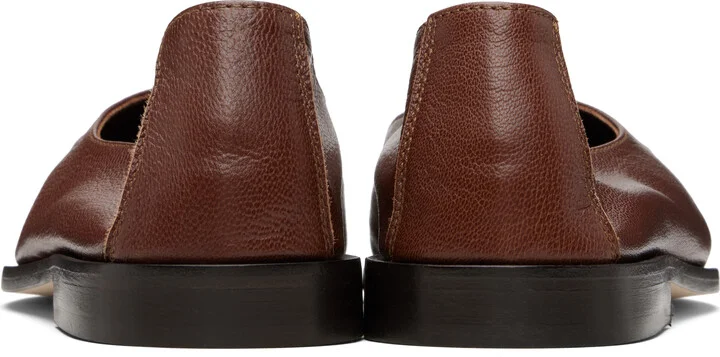 HEREU Brown Juliol Winter Supple Shiny Flats - Image 2