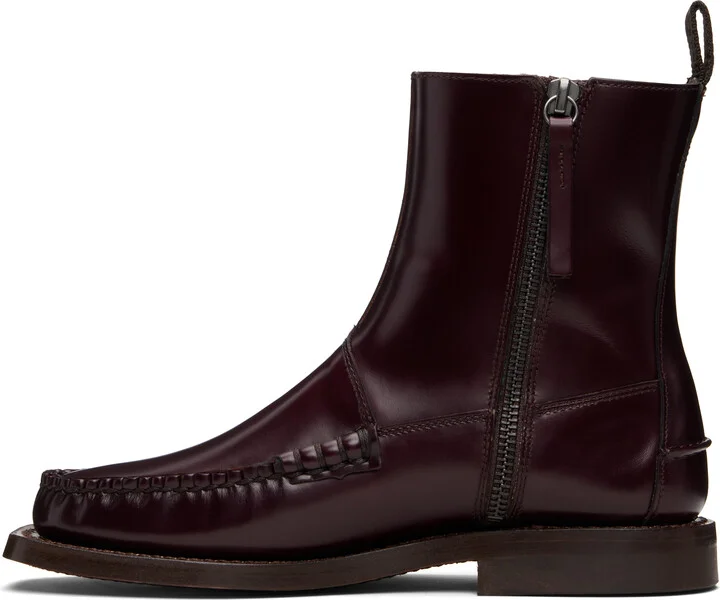 HEREU Burgundy Andreu Boots - Image 3