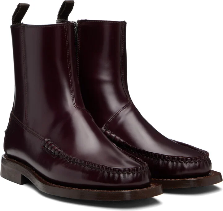 HEREU Burgundy Andreu Boots - Image 4