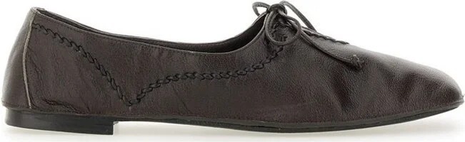 Hereu Elegant Lace-Up Flat Shoes